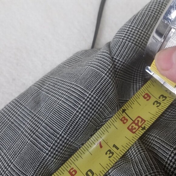 Vintage Pendleton Pants Women’s 12 lined Plaid Hound's-tooth Wool High Rise - Picture 11 of 11